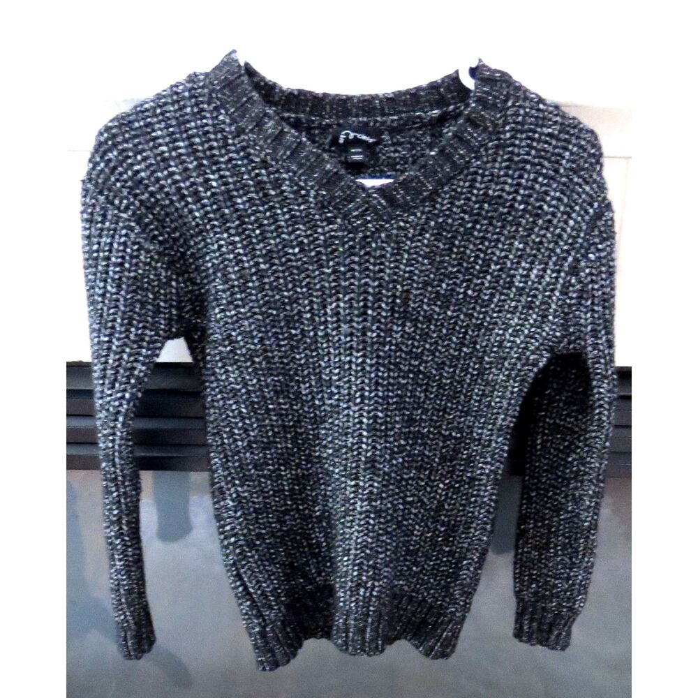 Art Class Unisex Chunk Knit V neck Pullover Sweater child's Medium (7/8) EUC - Picture 1 of 6